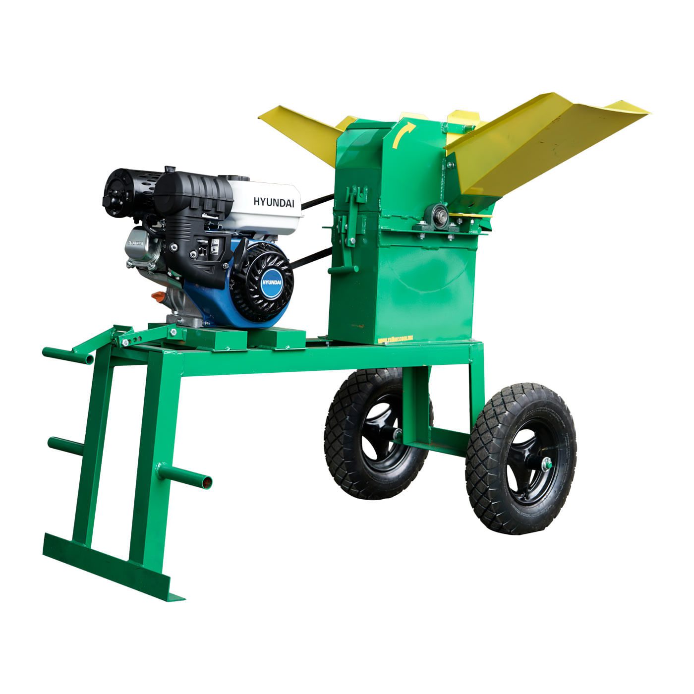 Molino Picadora Desintegradora de Forraje Modelo 2000 con Motor Hyundai 6.7 Hp a Gasolina Rkp2000b-HY67