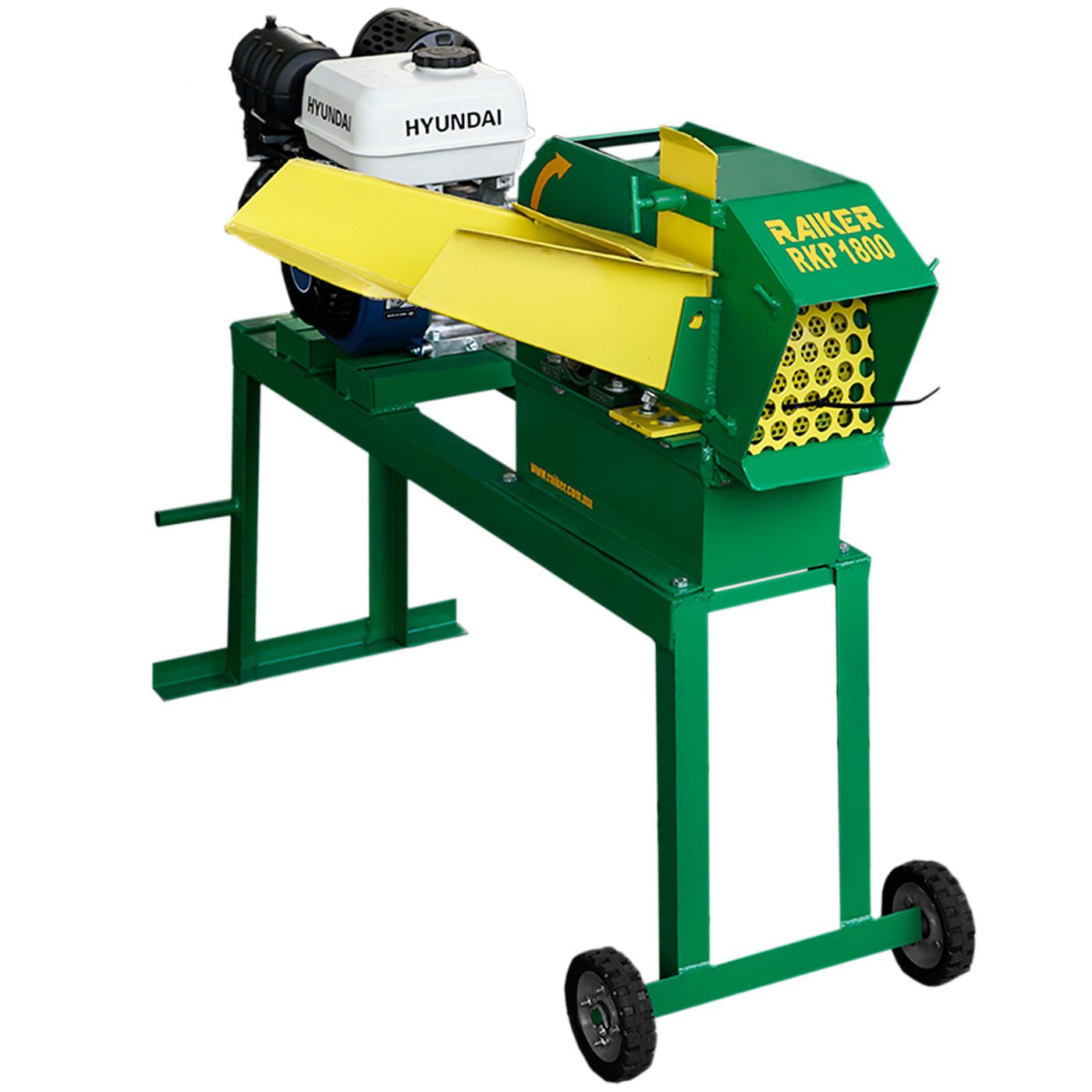 Molino Picadora Desintegradora de Forraje Modelo 1800 con Motor Hyundai 6.7 Hp a Gasolina Rkp1800b-HY67