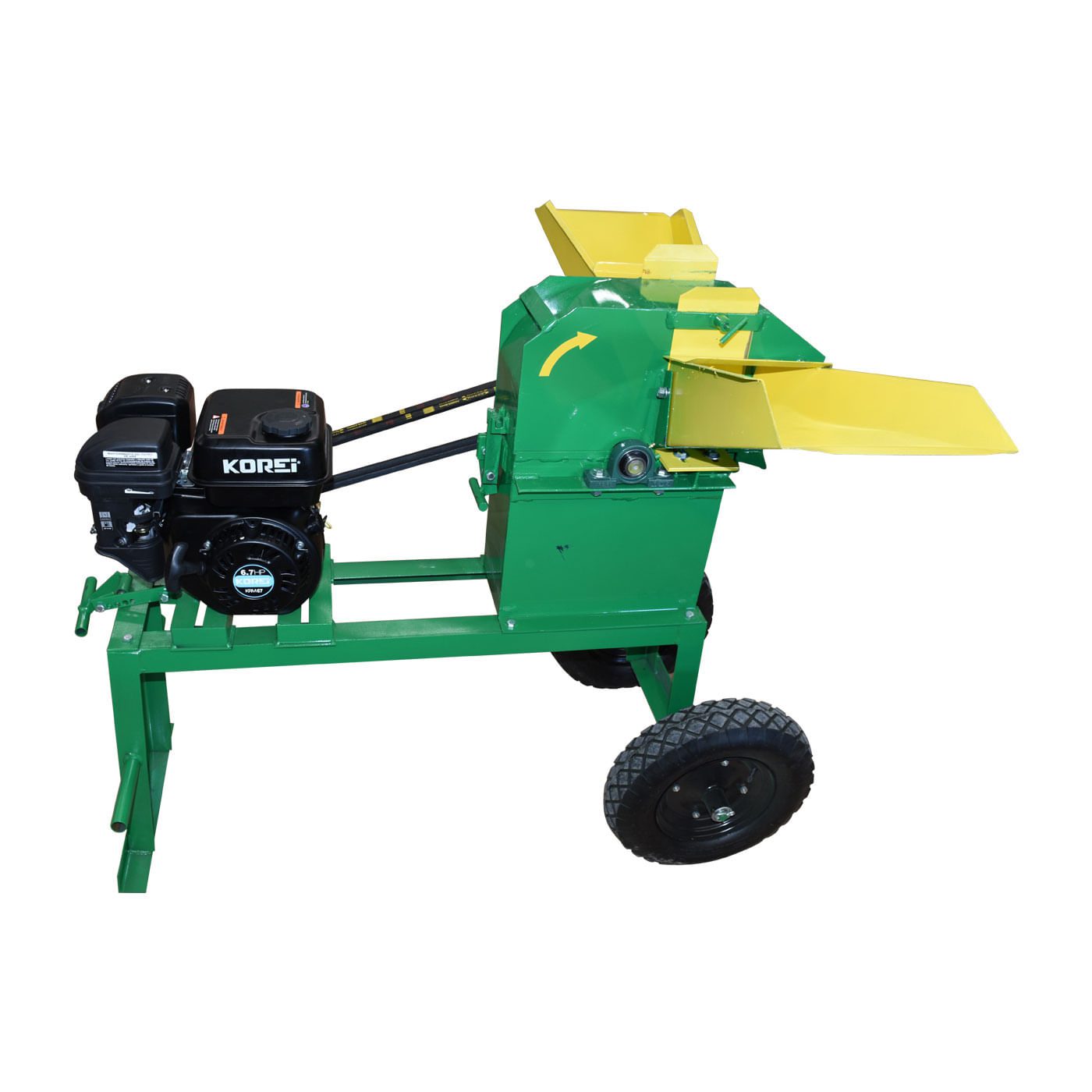 Molino Picadora Desintegradora de Forraje Modelo 2000 con Motor Korei 6.7 Hp a Gasolina Rkp2000b-kr67