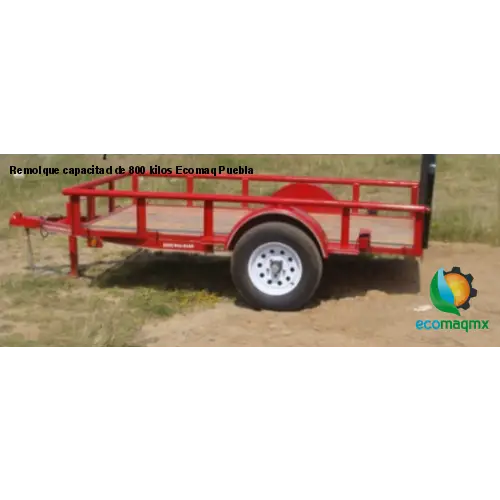 Remolque capacitad de 800 kilos Ecomaq Puebla