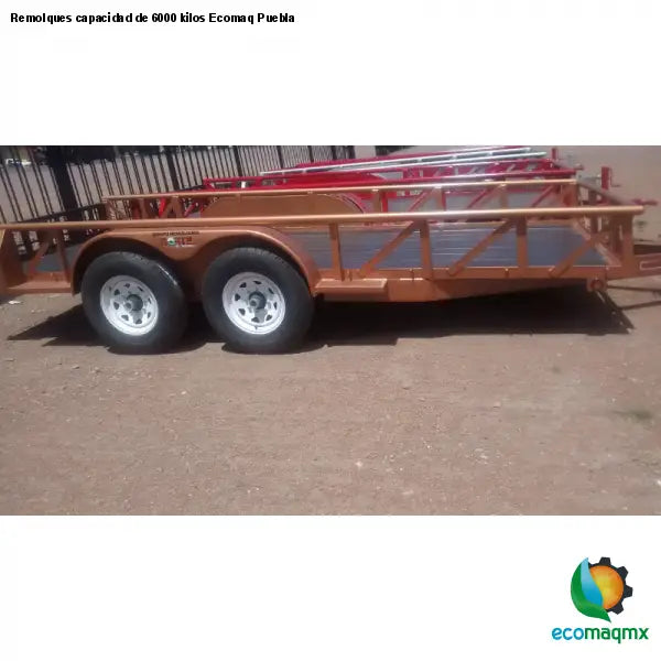 Remolques capacidad de 6000 kilos Ecomaq Puebla