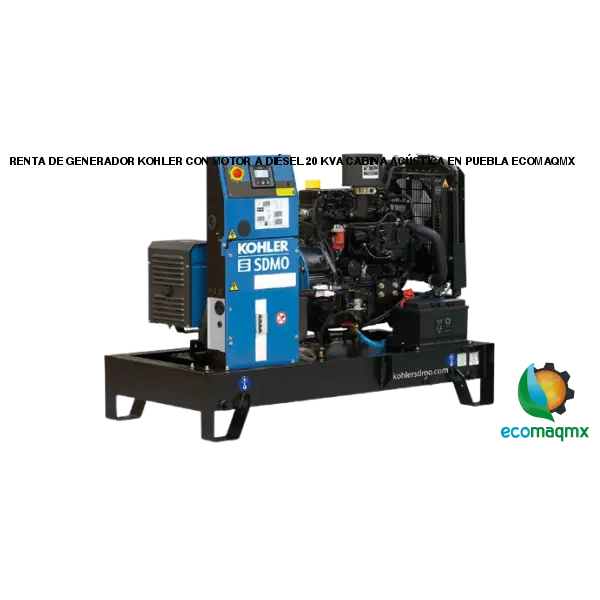 GENERADOR KOHLER CON MOTOR A DIÉSEL 20 KVA