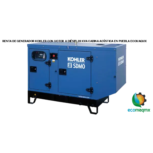 GENERADOR KOHLER CON MOTOR A DIÉSEL 20 KVA