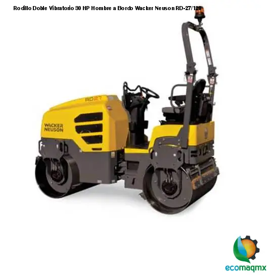 Rodillo Doble Vibratorio 30 HP Hombre a Bordo Wacker Neuson