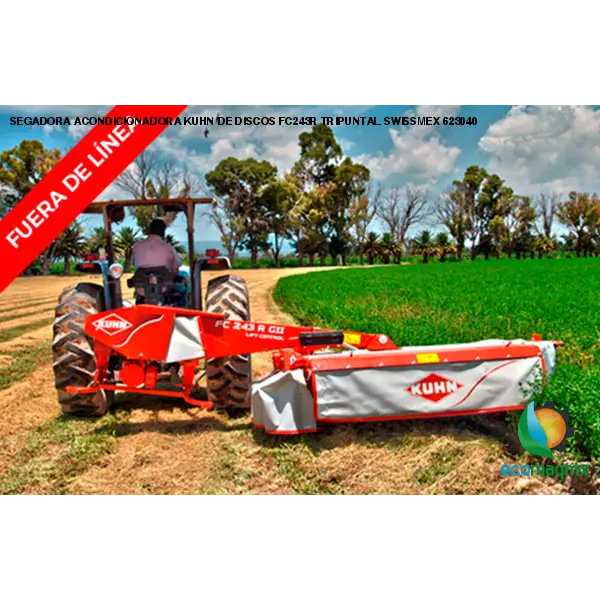 SEGADORA ACONDICIONADORA KUHN DE DISCOS FC243R TRIPUNTAL