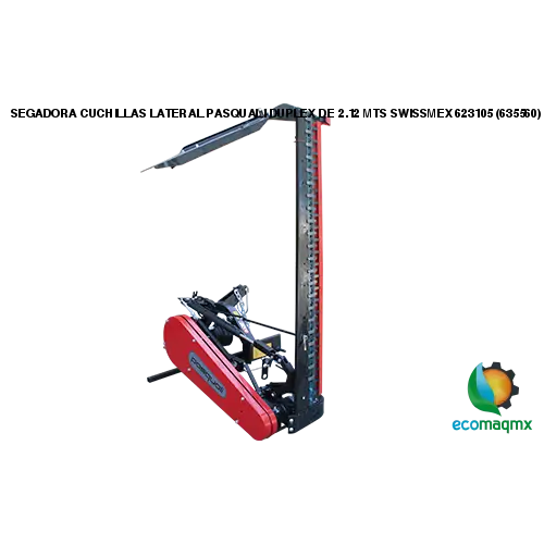 SEGADORA CUCHILLAS LATERAL PASQUALI DUPLEX DE 2.12 MTS