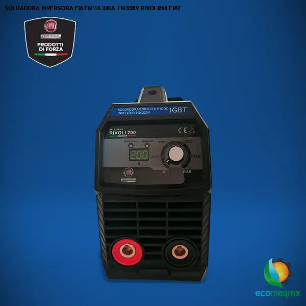 SOLDADORA INVERSORA FIAT MMA 200A 110/220V RIVOLI200 FIAT