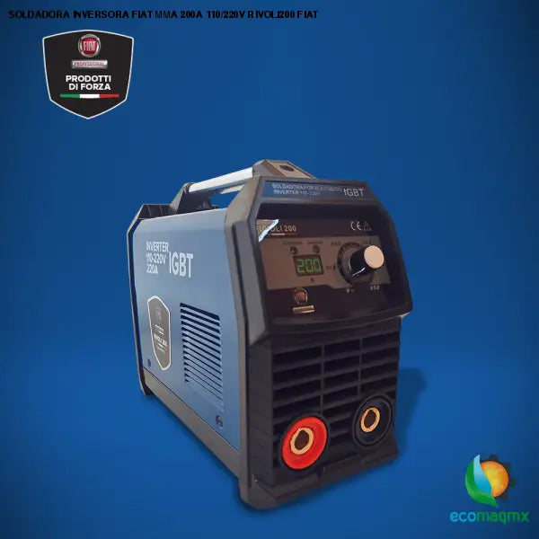 SOLDADORA INVERSORA FIAT MMA 200A 110/220V RIVOLI200 FIAT