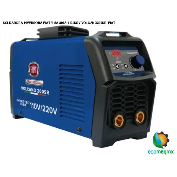 SOLDADORA INVERSORA FIAT MMA 200A 110/220V VOLCANO200SR FIAT