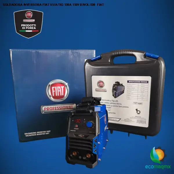 SOLDADORA INVERSORA FIAT MMA/TIG 130A 110V RIVOLI130 FIAT