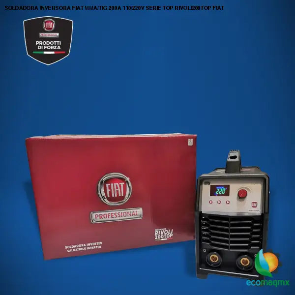 SOLDADORA INVERSORA FIAT MMA/TIG 200A 110/220V SERIE TOP