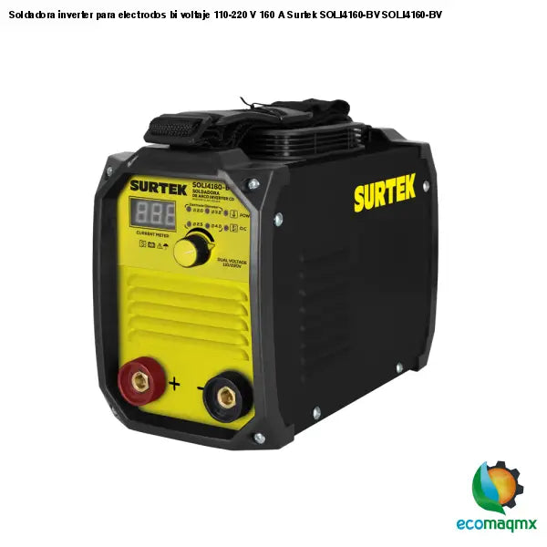 Soldadora inverter para electrodos bi voltaje 110-220 V 160