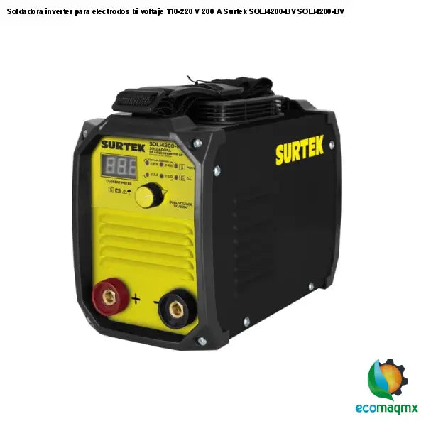 Soldadora inverter para electrodos bi voltaje 110-220 V 200