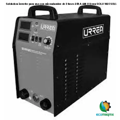 Soldadora inverter para uso con microalambre de 3 fases 250