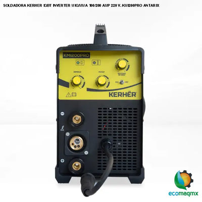 SOLDADORA KERHER IGBT INVERTER MIG/MMA 100/200 AMP 220 V.