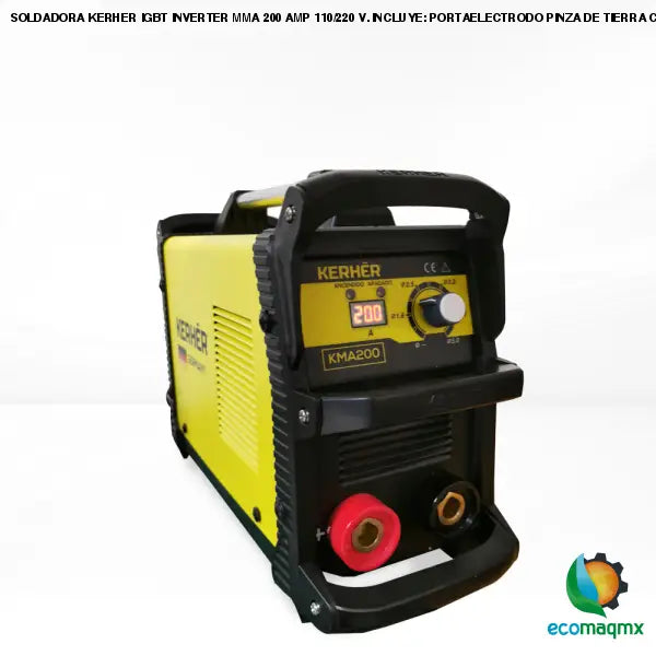 SOLDADORA KERHER IGBT INVERTER MMA 200 AMP 110/220 V.