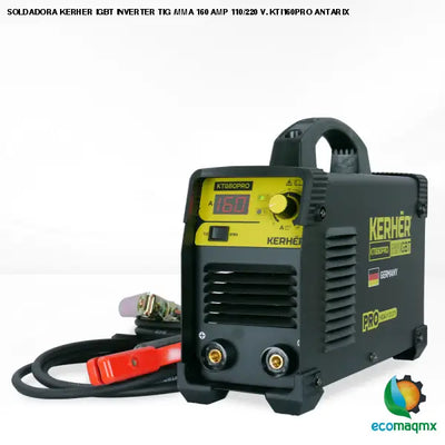 SOLDADORA KERHER IGBT INVERTER TIG /MMA 160 AMP 110/220 V.