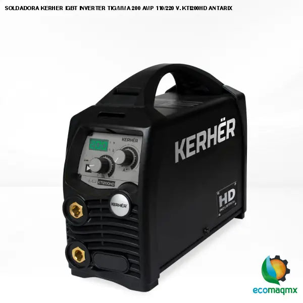 SOLDADORA KERHER IGBT INVERTER TIG/MMA 200 AMP 110/220 V.