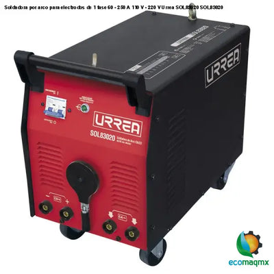 Soldadora por arco para electrodos de 1 fase 60 - 250 A 110