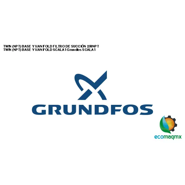 TWIN (NPT) BASE Y MANIFOLD FILTRO DE SUCCIÓN 250NPT TWIN