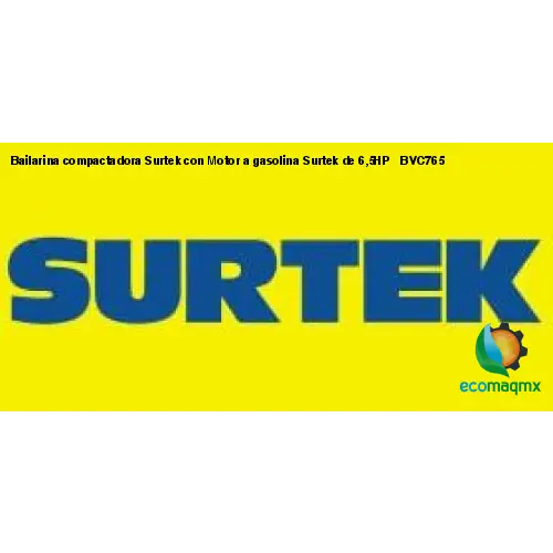 Bailarina compactadora Surtek con Motor a gasolina Surtek de