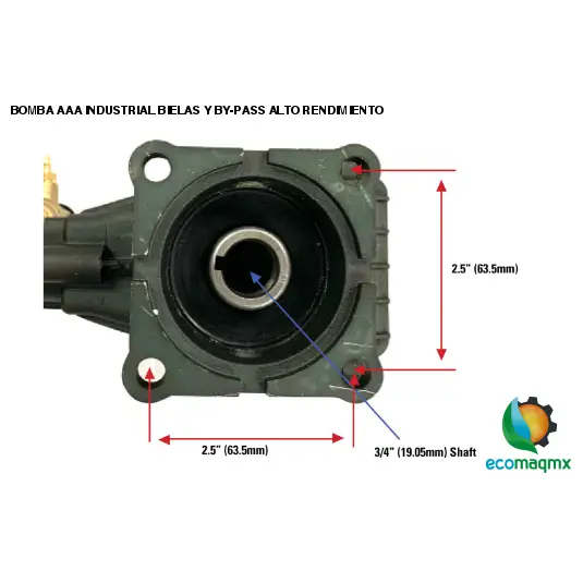 BOMBA AAA INDUSTRIAL BIELAS Y BY-PASS ALTO RENDIMIENTO