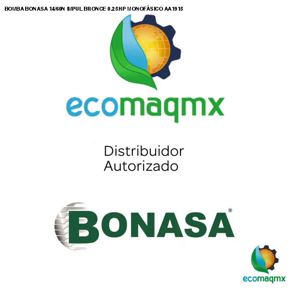 BOMBA BONASA 14/60N IMPUL BRONCE 0.25 HP MONOFÁSICO AA1915