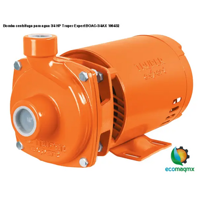 Bomba centrífuga para agua 3/4 HP Truper Expert BOAC-3/4AX
