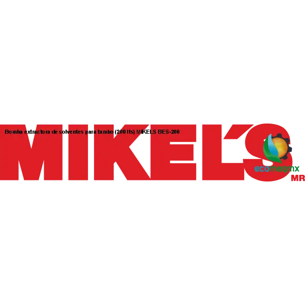 Bomba extractora de solventes para tambo (200 lts) MIKELS