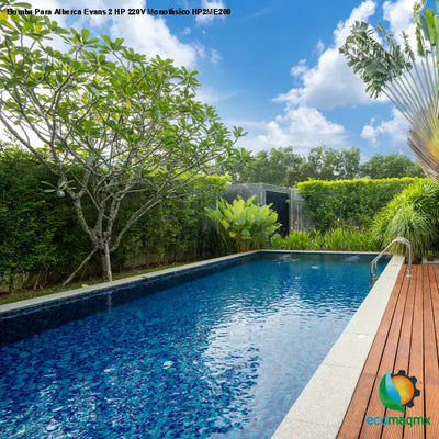 Bomba Para Alberca Evans 2 HP 220V Monofásico HP2ME200