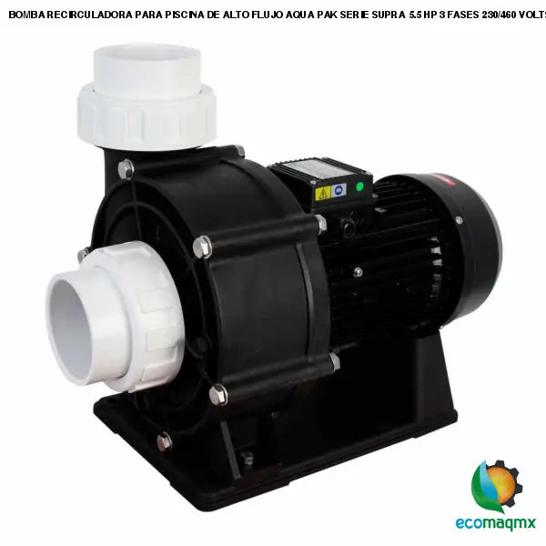 BOMBA RECIRCULADORA PARA PISCINA DE ALTO FLUJO AQUA PAK