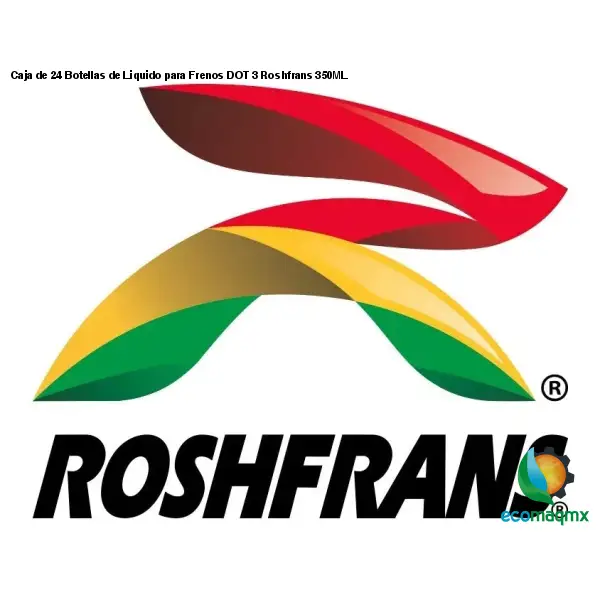 Caja de 24 Botellas de Liquido para Frenos DOT 3 Roshfrans