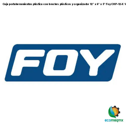 Caja portaherramientas plástica con broches plásticos y