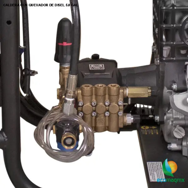CALDERA CON QUEMADOR DE DISEL 5.0 GAL
