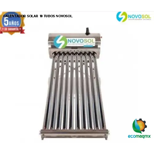 CALENTADOR SOLAR 10 TUBOS NOVOSOL