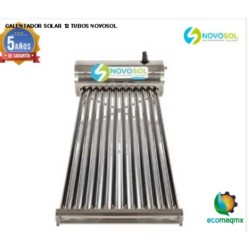 CALENTADOR SOLAR 12 TUBOS NOVOSOL