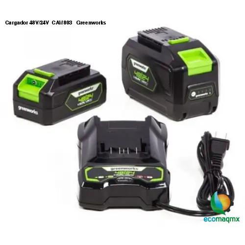 Cargador 48V/24V CAM803 Greenworks