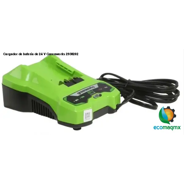Cargador de batería de 24 V Greenworks 2938202