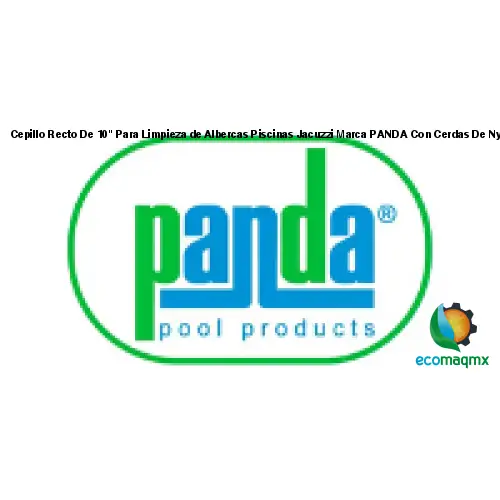 Cepillo Recto De 10 Para Limpieza de Albercas Piscinas