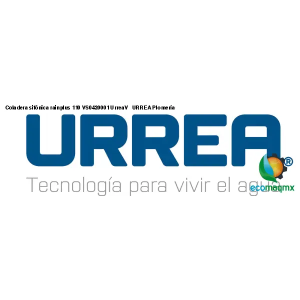 Coladera sifónica rainplus 110 VS0420001 UrreaV URREA