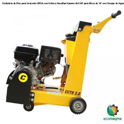 Cortadora de Piso para Concreto CIPSA con Motor a Gasolina
