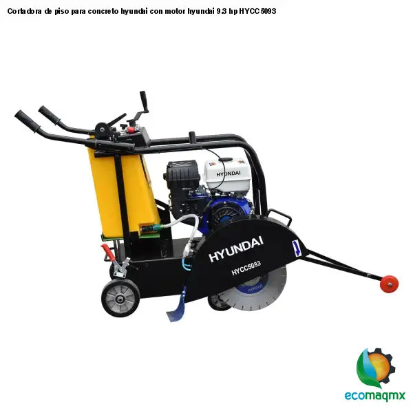 Cortadora de piso para concreto hyundai con motor hyundai