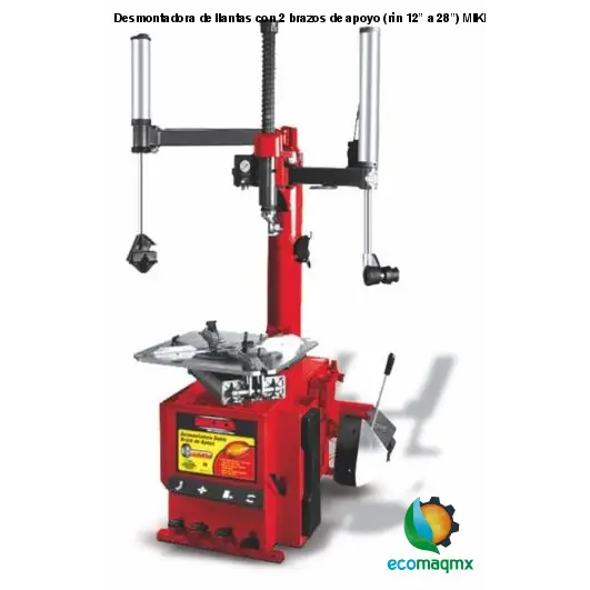 Desmontadora de llantas con 2 brazos de apoyo (rin 12” a 28”) MIKELS DDBMK-1226