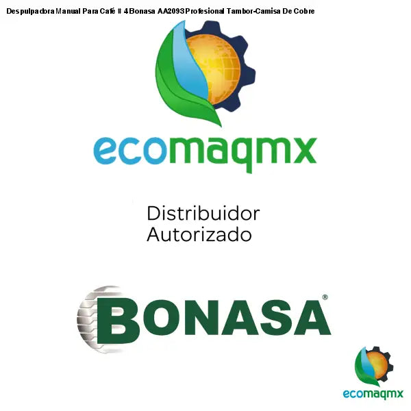 Despulpadora Manual Para Café # 4 Bonasa AA2093 Profesional Tambor-Camisa De Cobre