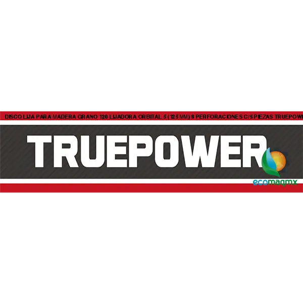 DISCO LIJA PARA MADERA GRANO 120 LIJADORA ORBITAL 5 (125 MM)