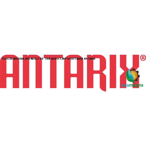 ELECTROBOMBA ANTARIX 3”X3” TRIFASICO 7.5HP MC3T7.5SRR ANTARIX
