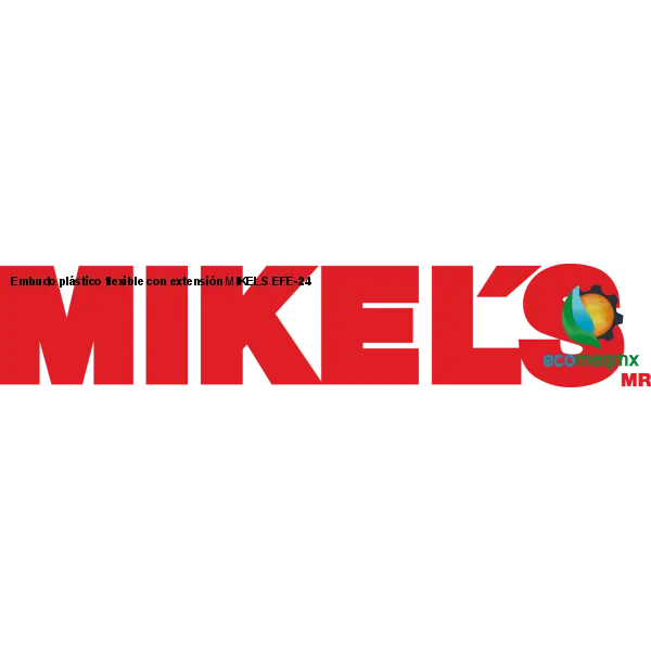 Embudo plástico flexible con extensión MIKELS EFE-24