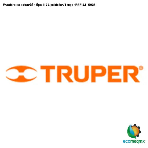 Escalera de extensión tipo III 24 peldaños Truper ESE-24