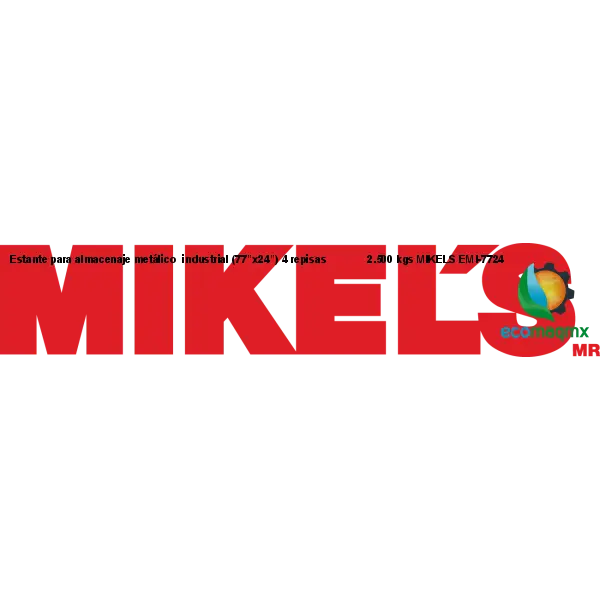 Estante para almacenaje metálico industrial (77”x24”) 4