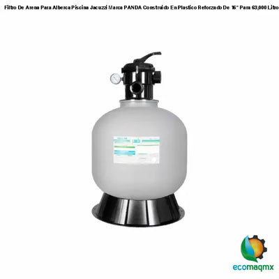 Filtro De Arena Para Alberca Piscina Jacuzzi Marca PANDA